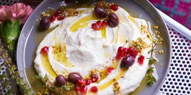 Hartige labneh