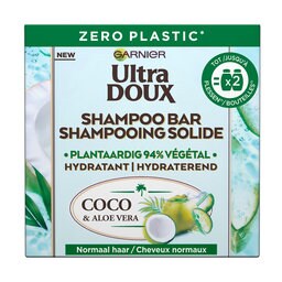 Kokoswater & Aloe Vera | Shampoo Bar 60gr | Droog Haar