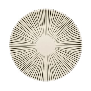 Delhaize | Bord wit zwart | 21cm 