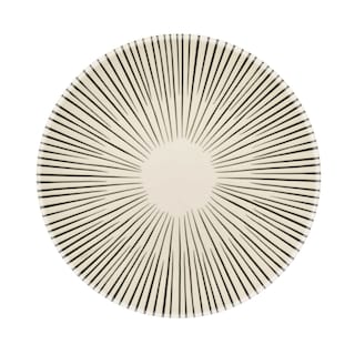 Delhaize | Assiette blanc noire | 21cm 