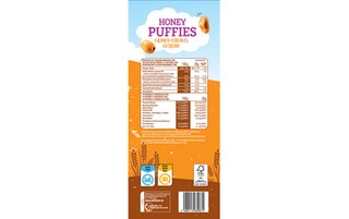 Delhaize | Honey | Puffies | 750G 