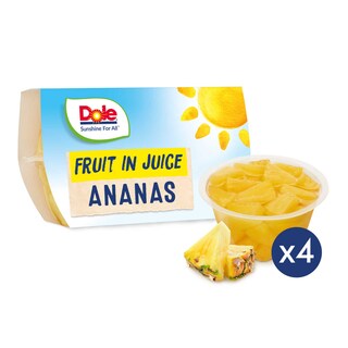 Dole | Ananas | tropical | gold | cups 4 x 66 gr