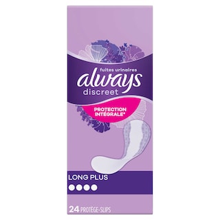 Always | Discreet | Protège-Slips | Fuites Urinaires | Long 