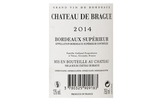 France - Frankrijk | Bordeaux - Bordeaux Supérieur | Château de Brague 2014 Rood 