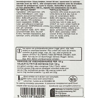 Delhaize | Tortilla | Kip | Pakket 