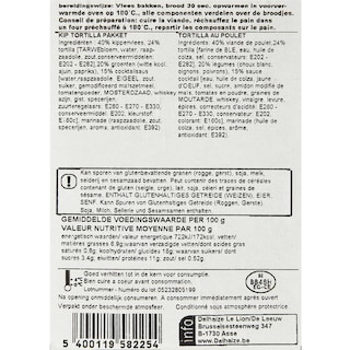 Delhaize | Tortilla | Kip | Pakket 