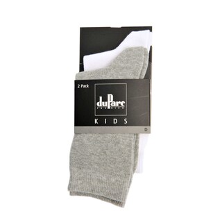 duParc | Chaussettes garçon | gris uni | 27/30 