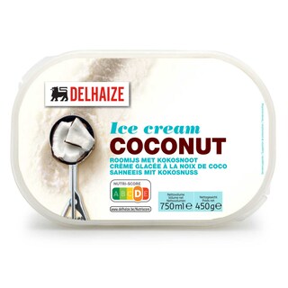 Delhaize | Crème glacée | Noix de coco 