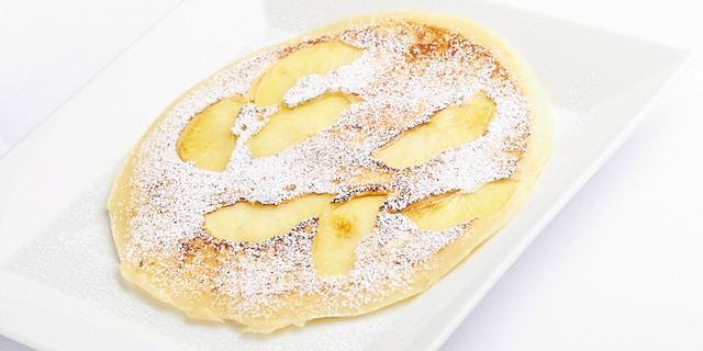 Petites crêpes aux pommes