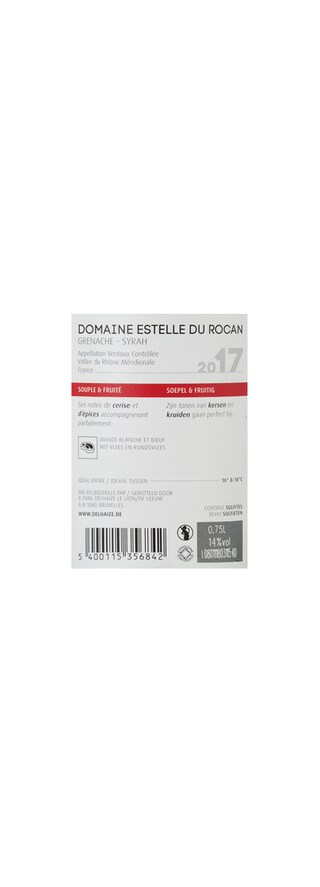 France - Frankrijk | Rhône Vaucluse IGP | Domaine Estelle du Rocan Rood 