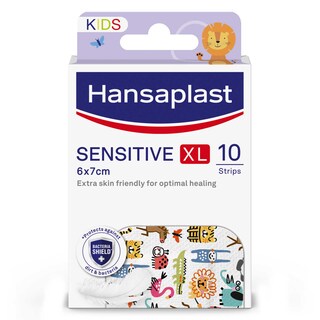 Hansaplast | Pleisters XL | Kinderen | Sensitive 10 st