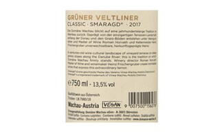 Autriche - Oostenrijk | Wachau | Gruner Veltiner Smaragd Classic 2017 