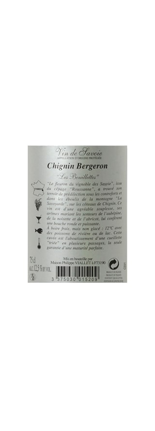France - Frankrijk | Savoie - Chignin Bergeron | Chignin Bergeron Bouillettes 2016 