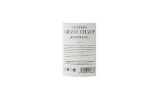 France - Frankrijk | Bordeaux - Bordeaux | Château Grand Champ 2012 