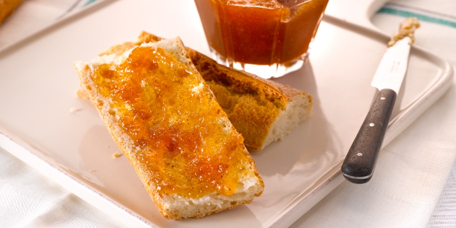 Confiture de pommes à la cannelle (et au Calvados)