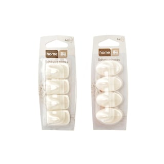 Delhaize | Home | Zelfkleefhaak | Wit 