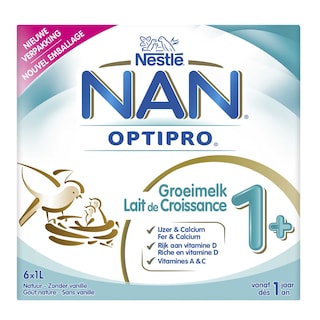 Nestlé | NAN Optipro | Lait de Croissance | liquide | bébé dès 1 an 