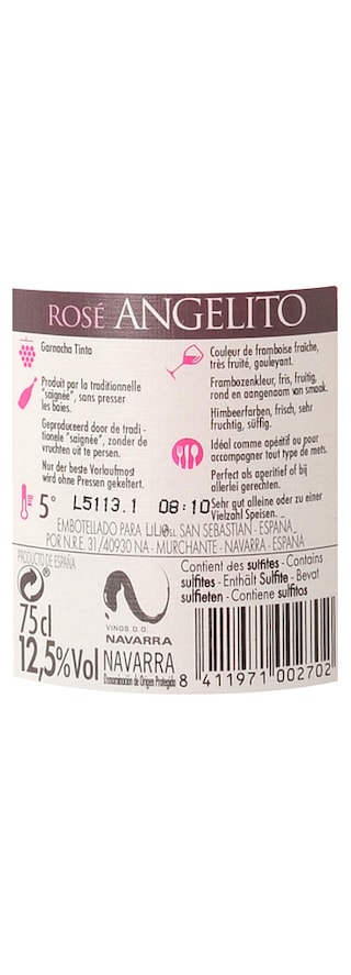 Espagne - Spanje | Navarra D.O. | Angelito Navarra Rosé 