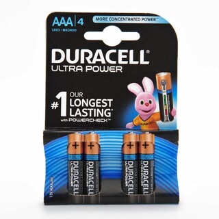 Duracell | Piles | Ultra power | Alkaline | AAA 