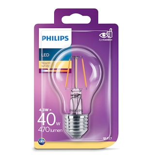 Philips | Lamp | LED | 40W E27 | Deco | Warm white 