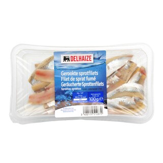 Delhaize | GEROOKTE SPROTFILET 100G 