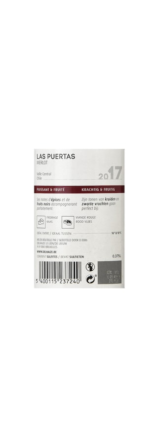 Chili | Colchagua Valley | Las Puertas Merlot 2018 