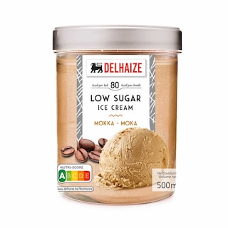 Delhaize | Glace | Moka | Low sugar 50 cl