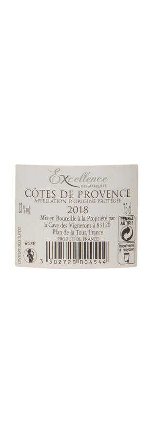 France - Frankrijk | Rhône - Côte de Provence | Excellence Des Marquets RS 2018 