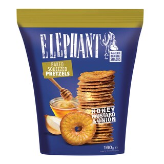 Elephant | Bretzels | Honey & Mustard 160 gr