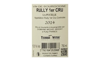 France - Frankrijk | Bourgogne - Côte Chalonnaise | Rully 1er Cru La Pucelle 2014 Wit 
