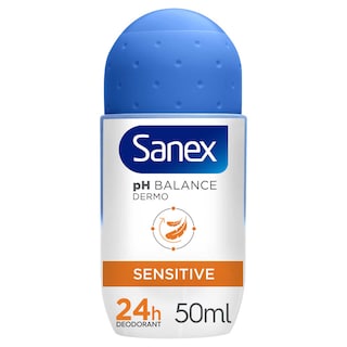 Sanex | Deo | Roll | Dermo sensitive | Lactoserum | 24h | 2de 1/2 prijs 