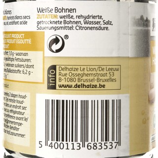 Delhaize | Haricots blancs 