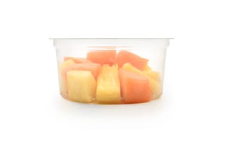 Delhaize | Fruitsalade | ananas | mel | mang 