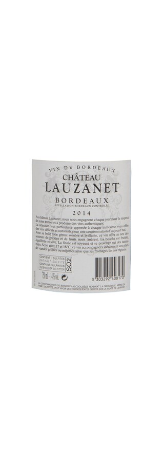 France - Frankrijk | Bordeaux - Bordeaux AC | Château Lauzanet Ma 14 Rouge 