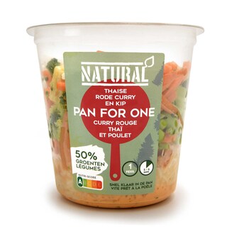 Natural | Thaise rode curry kip 
