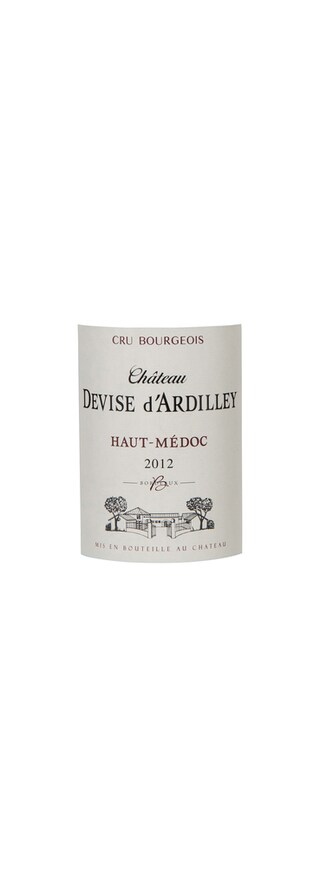 FR BORDEAUX HAUT-MEDOC | CHATEAU DEVISE D'ARDILLEY 2012 