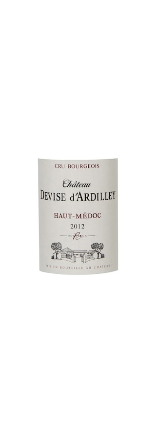 FR BORDEAUX HAUT-MEDOC | CHATEAU DEVISE D'ARDILLEY 2012 