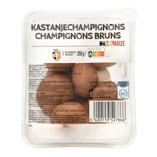 Delhaize | Bruine champignons | Belgisch 250 gr