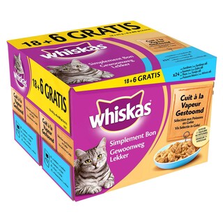 Whiskas | Aliment chat | Simplement bon | Poisson 