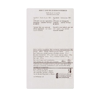 Delhaize | Bio | Porc | Brunir | Servir | Bio 