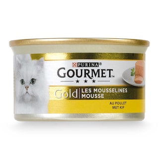 Purina | Gourmet | Kattenvoer | Gold | Fijne Mousse & Kip 