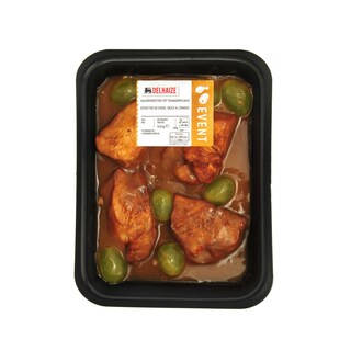 Delhaize | Noisettes de dinde | à l'orange | raisins 