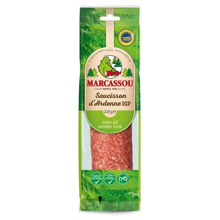 Marcassou | Saucisson s/ail + salami poivre 