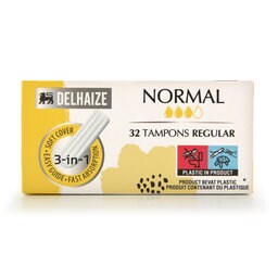Tampons zonder applicator