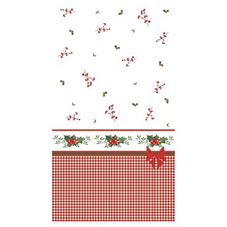Happy Paper | Nappe de table | Hortense rouge | 1m40 x 2m20 
