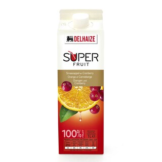 Delhaize | Sap SuperFruit | Sinaasappel & Cranberry 