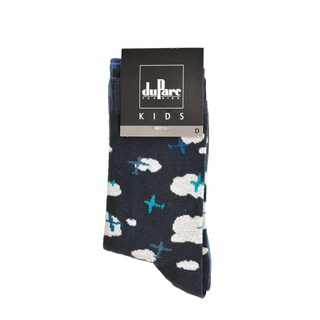 duParc | Chaussettes enfants | avion gris | 27/30 