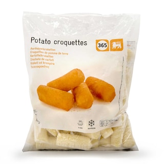365 | Delhaize | Diepvrieskroketten | Aardappel 