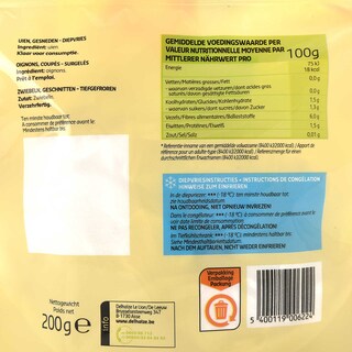 Delhaize | Fijngesneden ajuin 200 gr