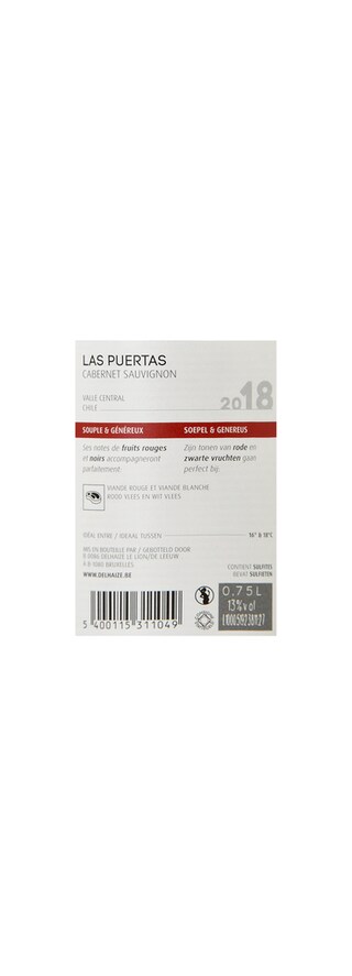 Chili | Central Valley | Las Puertas Cabernet Sauvignon 2018 